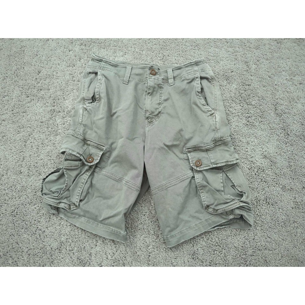 American Eagle Outfitters Cargo Shorts Mens 30 Gray Classic‎ Outdoor Casual